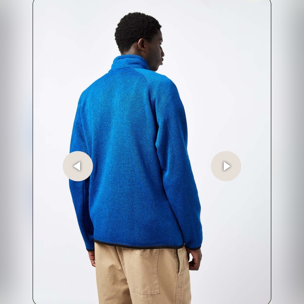 Patagonia Better Sweater 1/4 Zip Fleece-Passage Blue - Picture 4 of 14
